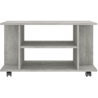 VidaXL TV-Schrank mit Rollen 80 cm betongrau