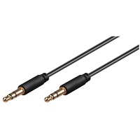 Goobay 69117 Audio-Kabel 1 m, schwarz