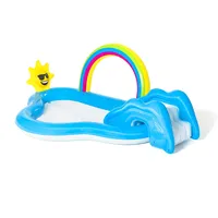 BESTWAY Rainbow n' Shine Wasserspielcenter mit Planschbecken 257 x