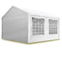 TOOLPORT FLEX 4x5m Partyzelt Pavillon 4x5 m in weiß