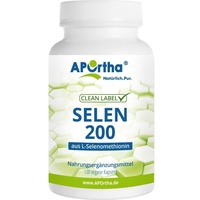 APOrtha Selen 200 µg aus L-Selenomethionin vegane Kapseln 120