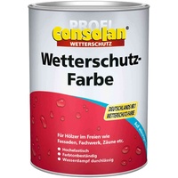 Consolan Wetterschutzfarbe Weiß 0,75 l