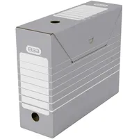 Elba Archivboxen Tric grau/weiß 11,0 x 34,0 x 27,0