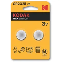 Kodak CR2025 Knopfzelle, Lithium 2 Stück