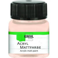 Kreul Acryl Mattfarbe zartrosa, 20 ml