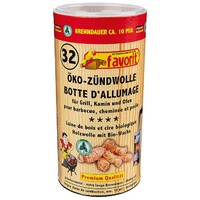 Favorit Grillanzünder 32 Stück Holzwolle beige