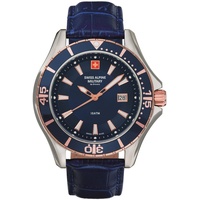 Swiss Alpine Military Diver Leder 44 mm 7040.1555