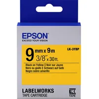 Epson LabelWorks LK-3YBP - Schwarz auf Gelb - Rolle
