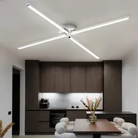 Briloner LED Deckenlampe Deckenleuchte Wohnzimmerlampe Esszimmerleuchte Flurlampe, Metall Aluminium,