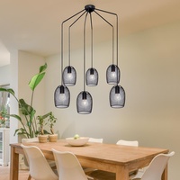 GLOBO Decken Pendel Geflecht Lampe Wohn Zimmer Beleuchtung Design