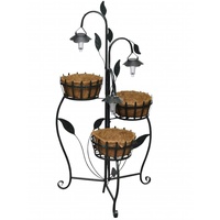 VidaXL Blumenampel 47 x 48 x 109 cm braun