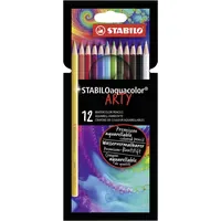 Stabilo Aquarell-Buntstift 12 St. Mehrfarbig