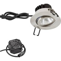 EVN Lichttechnik P-LED Einbauleuchte 230V 3000K Edelstahl PC650N91302