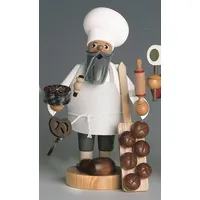 KWO Olbernhau 21003 Räuchermännchen Bäcker, 21 cm