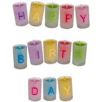 Out of the Blue Stumpenkerze 530 g blau