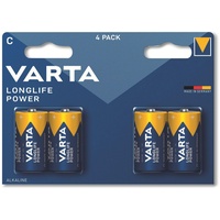 Varta Batterie Alkaline, Baby, C LR14, 1.5V Longlife Power,