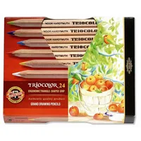 Koh-I-Noor Dreieckige Buntstifte 24 St. mehrfarbig