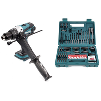 Makita DHP458Z ohne Akku + 100-tlg. Bit & Bohrer-Set
