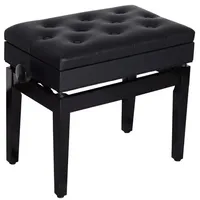 Homcom Klavierhocker Klavierbank Klavier Bank Schminkhocker Hocker mit Stauraum