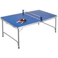 IDENA Tischtennisplatte kompakt Set klappbar, 160 x 80 x
