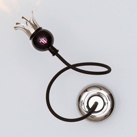 Serien.lighting Serien Lighting Poppy Wall, schwarzviolett/schwarz