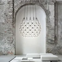 Luceplan Mesh Pendelleuchte LED, ø100 cm Abhängung 1m