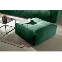 KAWOLA Hocker PALACE Polsterhocker velvet smaragd