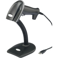 Renkforce LS6300E USB-Kit Barcode-Scanner Kabelgebunden 1D Laser Schwarz Hand-Scanner