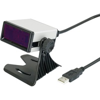Renkforce FS5020E USB-Kit Barcode-Scanner Kabelgebunden 1D Laser Silber, Schwarz