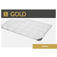 SPESSARTTRAUM Gold warm, Füllung: 100% Gänsedaunen, Bezug: 100% Baumwolle,