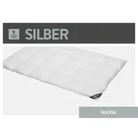 SPESSARTTRAUM Daunendecke Silber warm 100% Daunen, Füllung: 100% Daunen