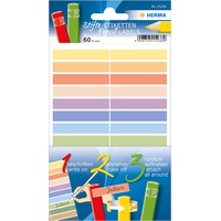 Herma Stift-Etiketten, 10x46mm, mehrfarbig, 60 Etiketten