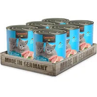 LEONARDO Kitten Katzenfutter Kitten, 6X 800 g getreidefreies Nassfutter