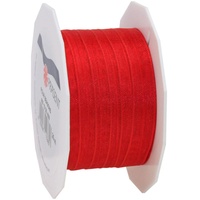 Präsent Geschenkband Four Seasons seidenmatt rot 10,0 mm x