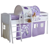 TICAA Hochbett Eric Country 90 x 200 cm Kiefer