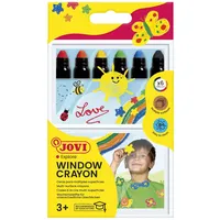 Jovi Wachsmalstifte für glatte Flächen (Fenster, Spiegel, Porzellan, o.ä.)