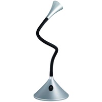 Trio LED-Tischleuchte Viper Silberfarben