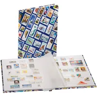 Leuchtturm Briefmarken Einsteckbuch HOBBY, 16 weiße Seiten, Einband mit