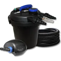 Wiltec SunSun Druckteichfilter Set 6000l 11W UVC Teichklärer und