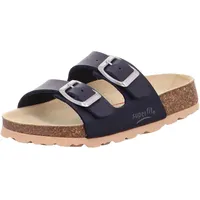 Superfit Jungen FUSSBETTPANTOFFEL Hausschuhe, BLAU 8000