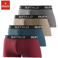 Buffalo Hipster, (Packung, 4 St.), knapp sitzende Boxershorts mit