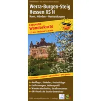 Freytag-Berndt und ARTARIA Wanderkarte Werra-Burgen-Steig Hessen X5 H, Hann.