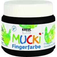 Kreul Mucki Fingerfarbe 150 ml schwarz