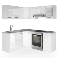 Vicco Winkelüche R-Line L-Form 167 x 187 cm weiß