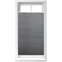 Relaxdays Plissee grau 90,0 x 210,0 cm