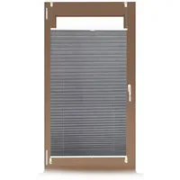 Relaxdays Plissee 100 x 210 cm grau