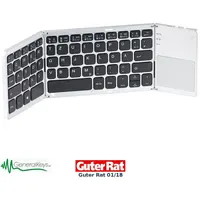 GeneralKeys Falttastatur Bluetooth DE