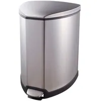 Eko pedalbehälter Grace25 Liter Edelstahl matt silber - Silber