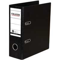 Falken Ordner DIN A5 hoch 80mm Hartpappe schwarz