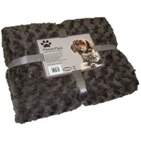 Philips Nobby Fleece Plaid "SUPER SOFT" grau M 100